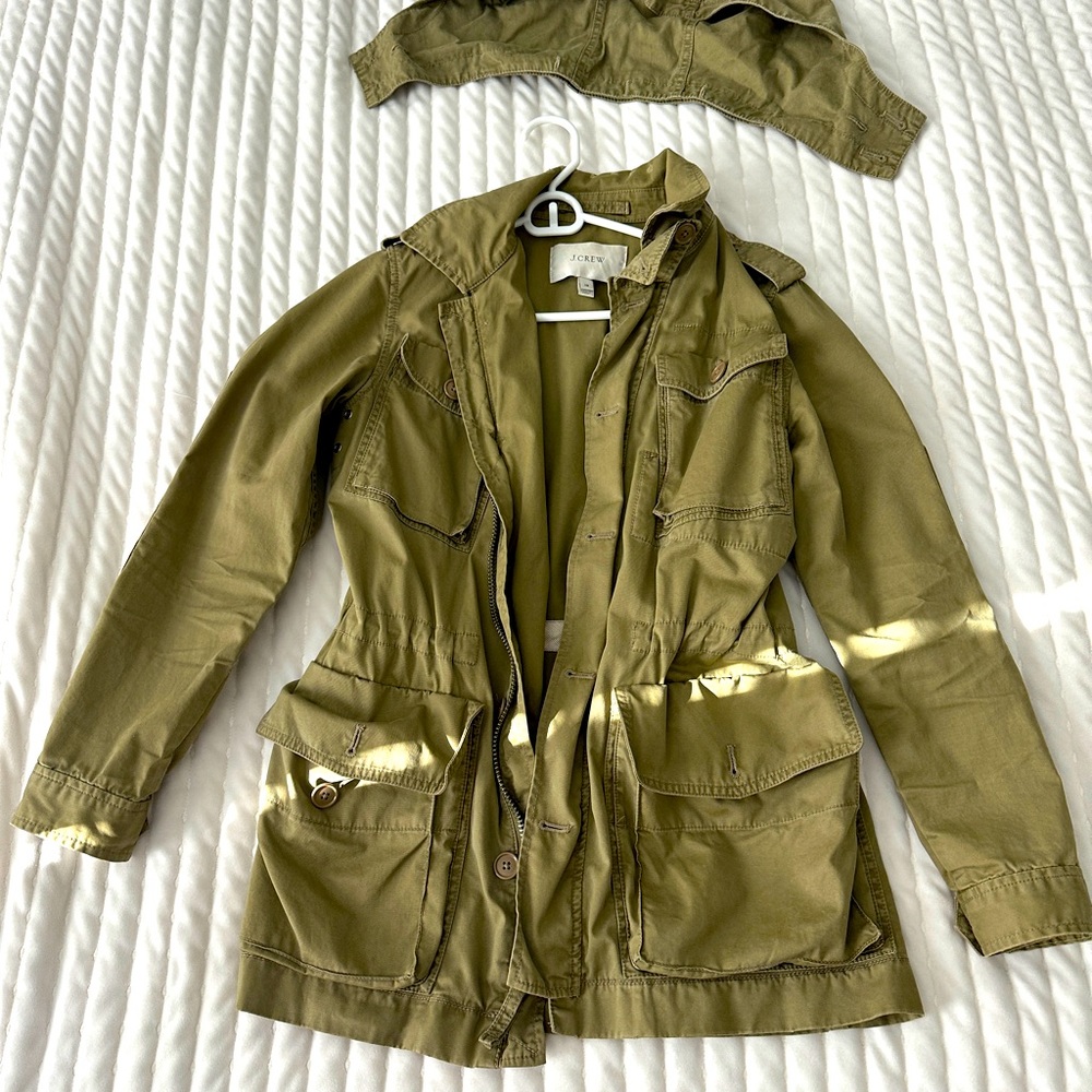 JCrew utility jacket XS